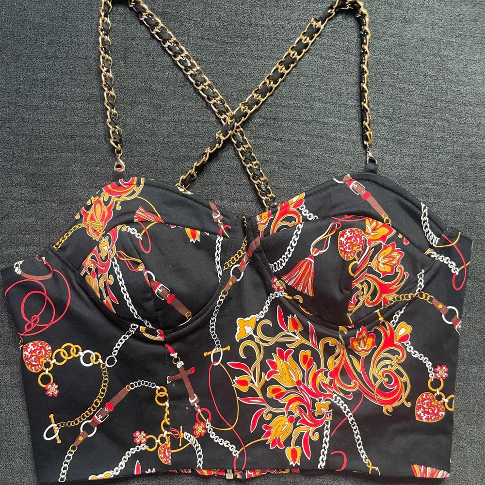 Chain Strap Sexy Top